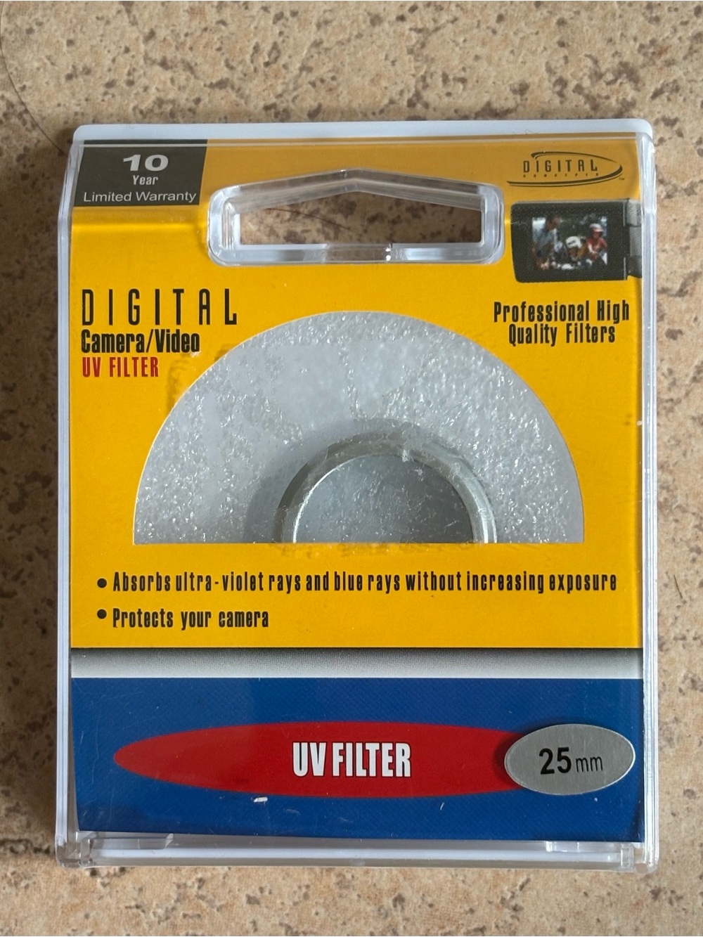 Digital Camera Digital Concepts Video 25mm UV Filter – Silver High Quality